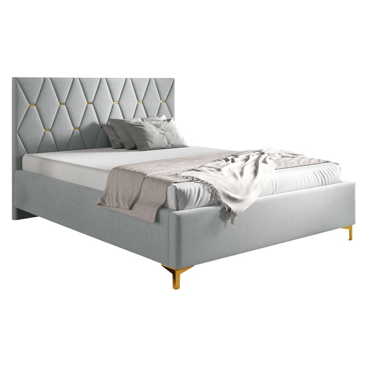 Pat Infeli 24 140x200, MIRJAN24, gri deschis, 158x222x122 cm