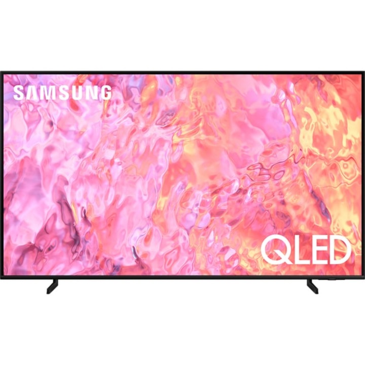 Televizor QLED Smart SAMSUNG 50Q67C, Ultra HD 4K, HDR, 125 cm, Clasa E, Negru