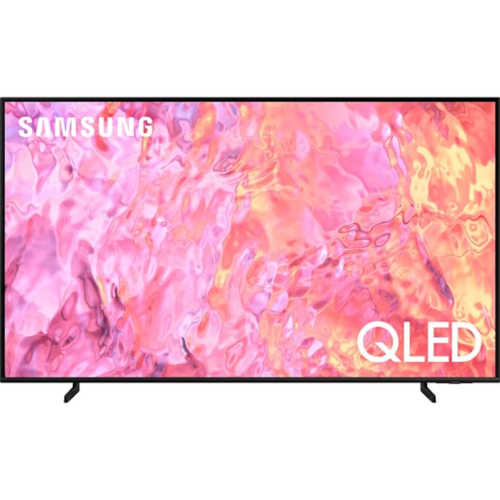 QLED Smart TV SAMSUNG 43Q67C, Ultra HD 4K, HDR, 108 см, Клас F, Черен