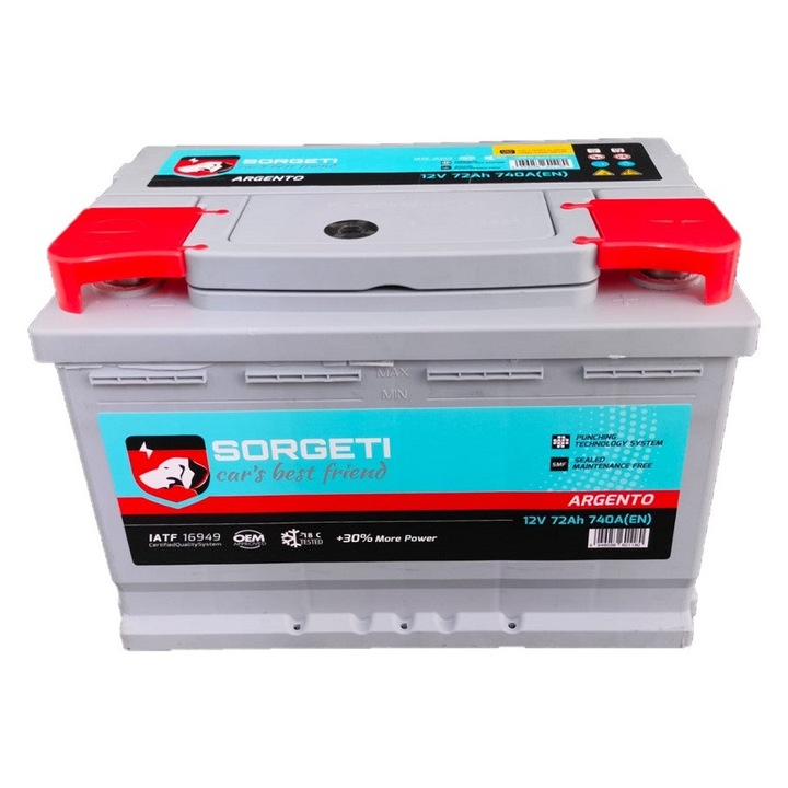 Baterie auto Sorgeti Argento 72Ah