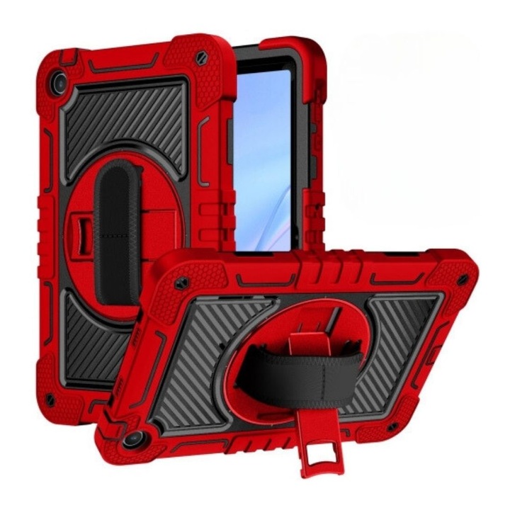 Калъф fixGuard Defense360, Rotation за Huawei MatePad SE 10.4" Red Black