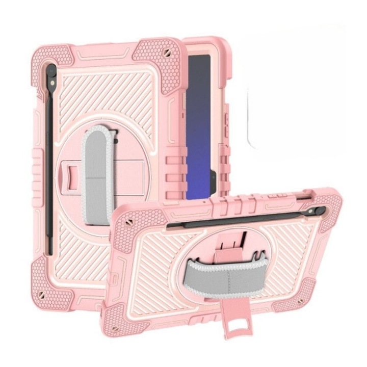 Калъф fixGuard Defense360, Rotation за Samsung Galaxy Tab S9, 11" X710 / X716B, Rose Gold
