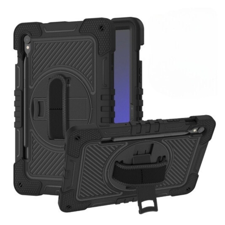 Калъф fixGuard Defense360, Rotation за Samsung Galaxy Tab S9, 11" X710 / X716B, Black