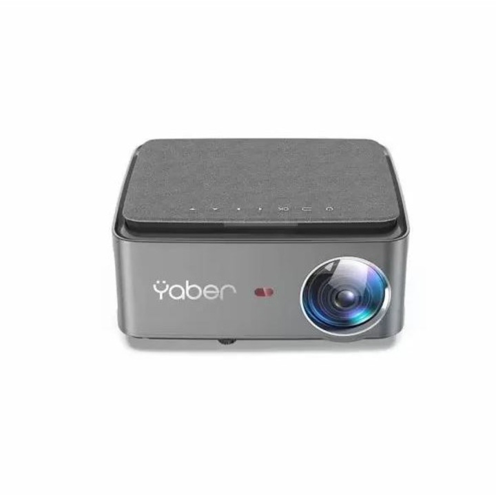 Видео проектор Yaber Buffalo U6 Pro, Wi-Fi, 1920x1080, 500", BT5.1, сив