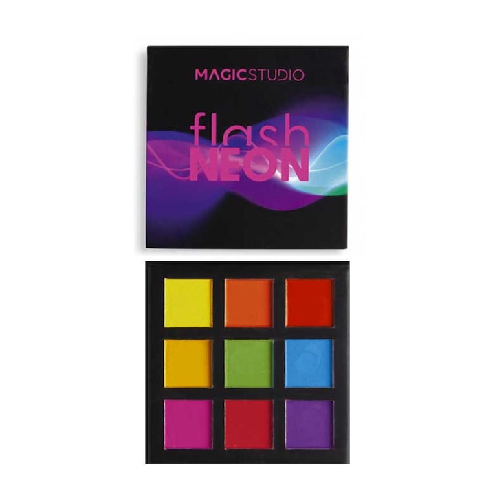 Paleta machiaj Flash Neon, Magic Studio, 9 culori