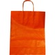 Set, punga cadou din hartie, 25 x 11 x 31, orange, 10 bucati