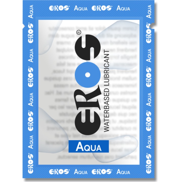 Лубрикант на водна основа, Eros Aqua, 4 мл