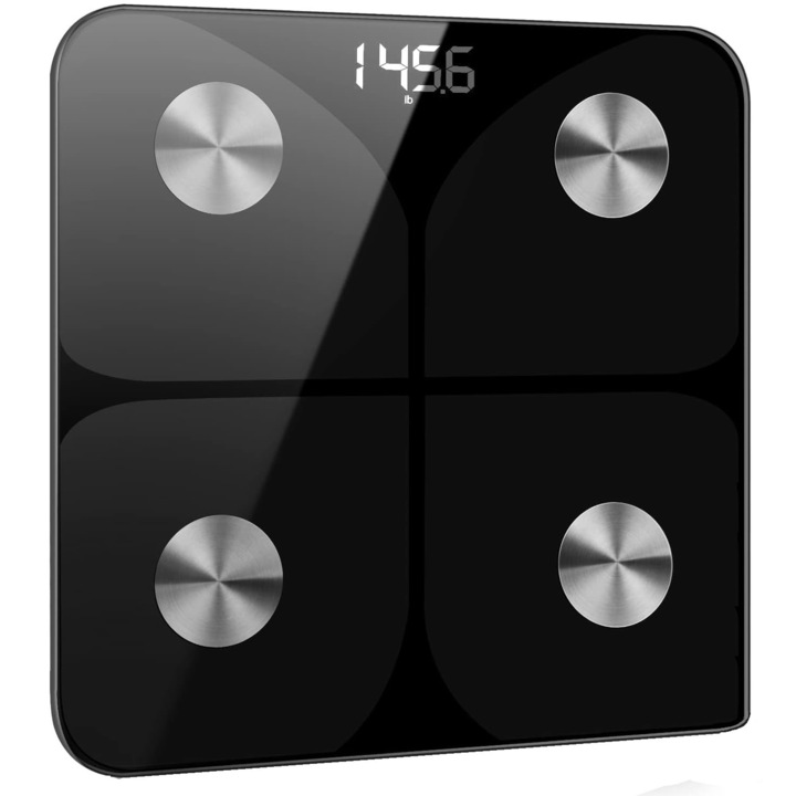 Cantar Smart, Elite, diagnostic si analiza corporala, 13 functii inteligente, masa musculara, grasime subcutanata, conectare telefon