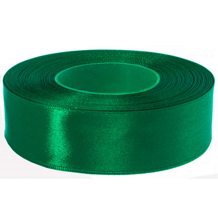 Panglica, Brewis, Satin, 25 mm, 32 m, Verde