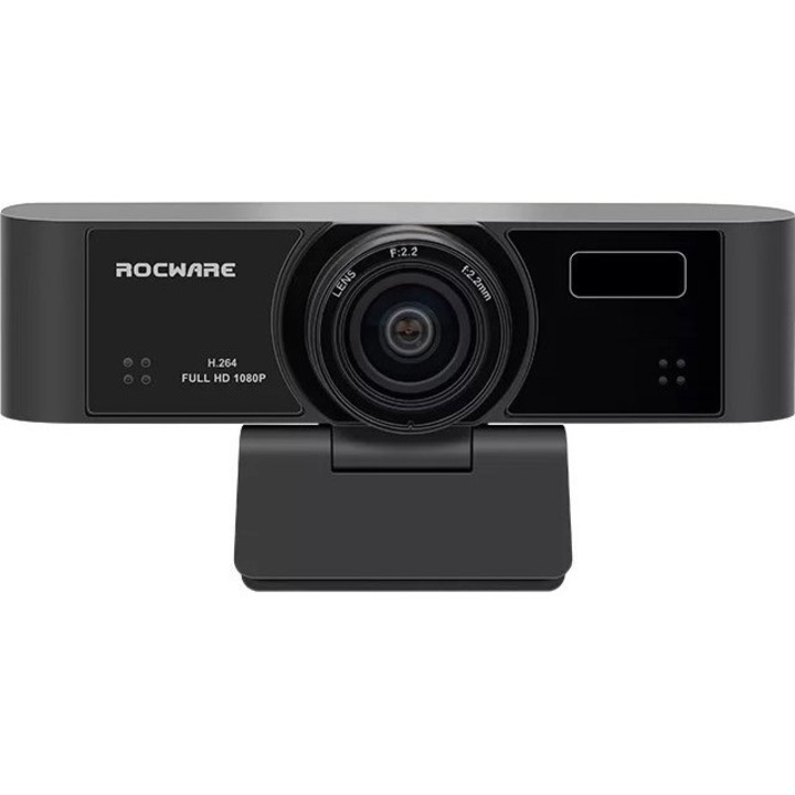 Camera web, Rocware, Full HD, 1080p, Negru