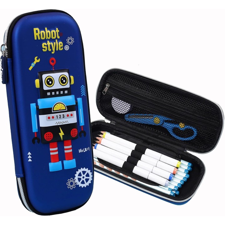 Toll Jormftte, Robot, kék, 23x10x5cm, speciális design készlet