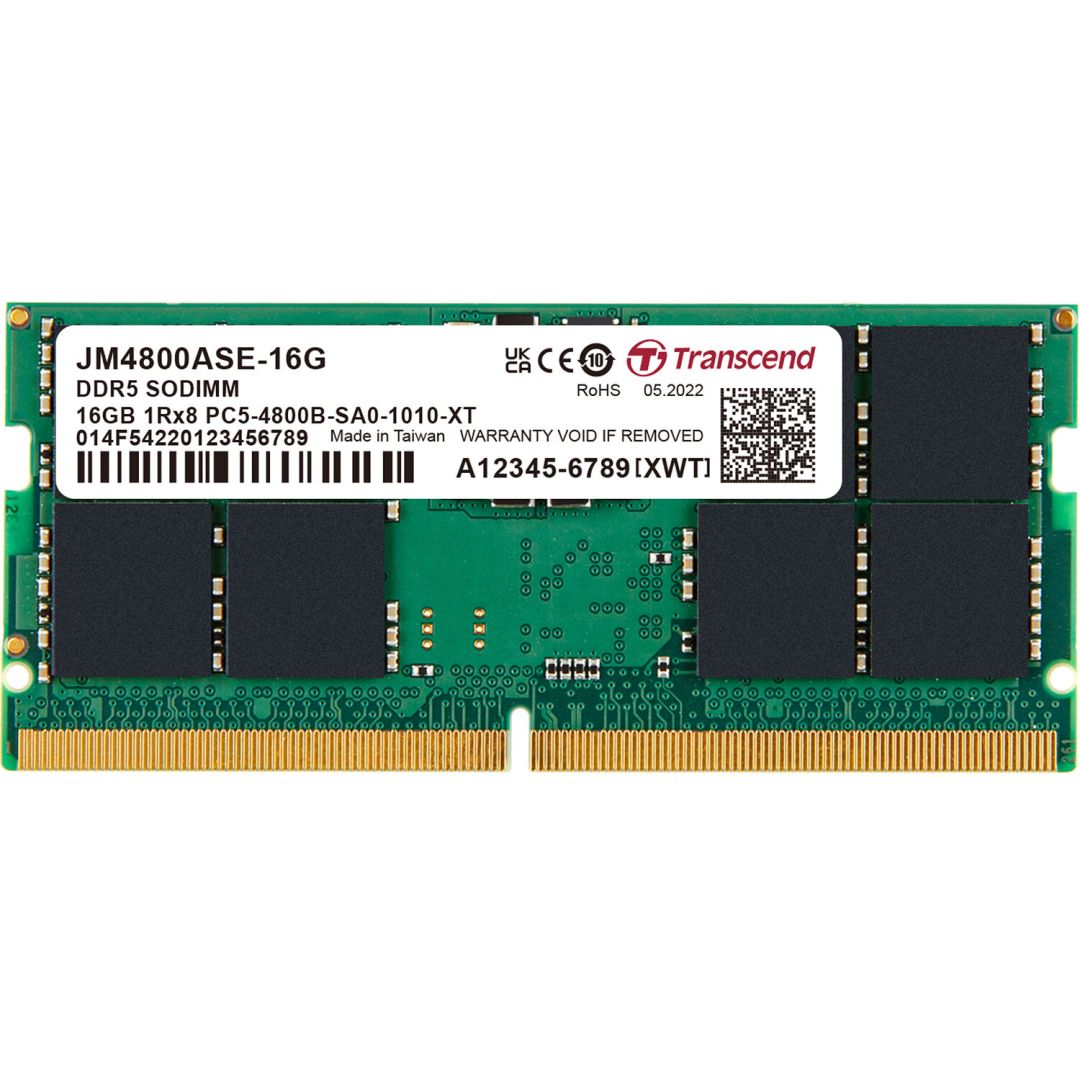 Memorie Notebook Crucial, 16GB, SODIMM DDR5, 4800MHz - eMAG.ro