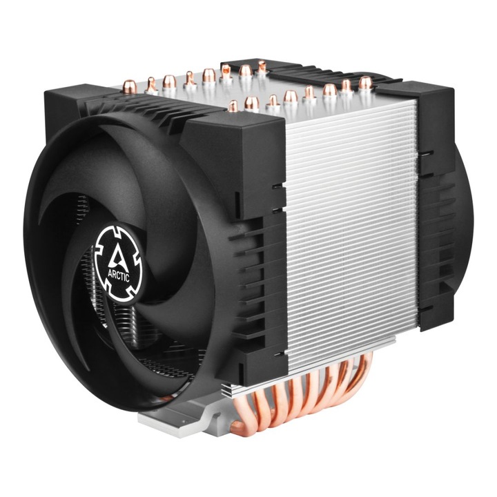 Охладител за процесор Arctic Freezer 4U-M, 2x12cm, 400-2300rpm, 40dBA, TR4, TR5, AMD SP5, черен