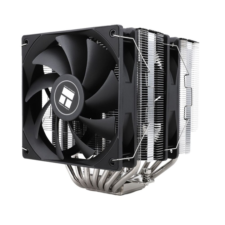 Компютърен вентилатор Thermalright, Phantom Spirit 120, черен/сребрист