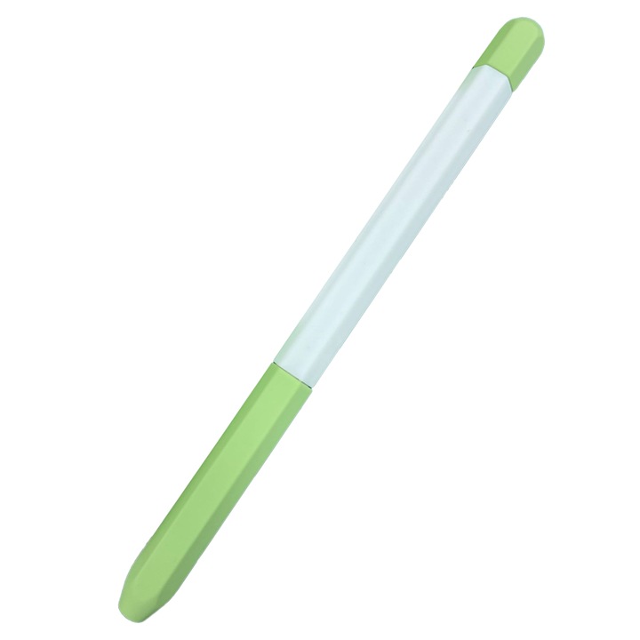 Husa protectie pentru Apple Pencil, design retractabil, grip ergonomic, verde