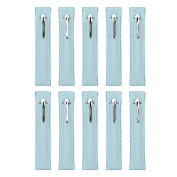 Set 10 penare HERUSI piele multicolor 16.5x3.5cm 16.5x4cm