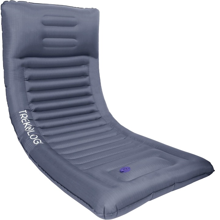 Saltea pneumatica, Trekology, 186x76x12 cm, pompa incorporata, umflare 3-5 min pentru indoor-outdoor