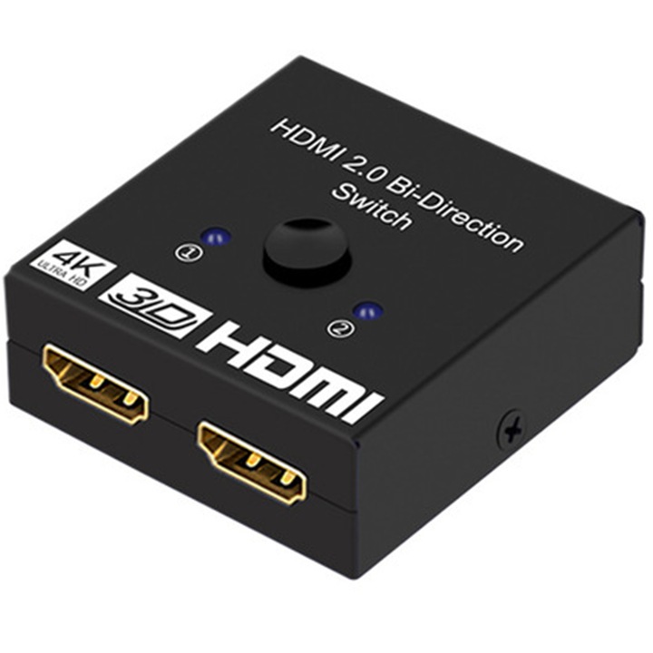 HDMI превключвател 2 в 1 4k изход двупосочен High Definition превключвател сплитер един в два изхода