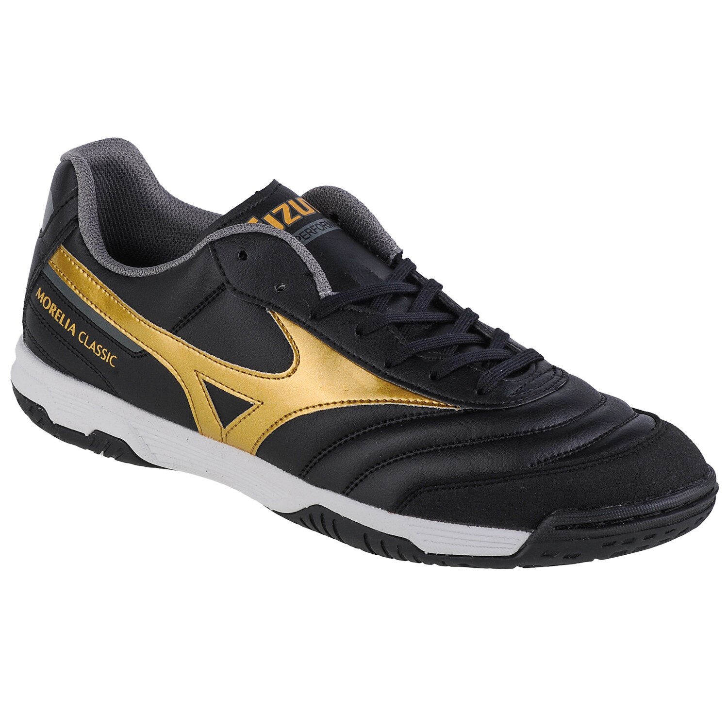 スニーカー Mizuno Morelia Sala Classic TF Black Gold Q1GB230250 Mizuno Morelia Sala Classic TF 'Black Gold' Q1GB230250