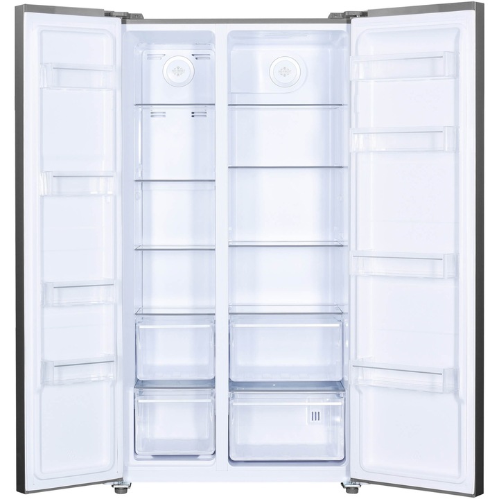 Хладилник Side by side Beko GNO5322XPN, 532 л, Клас Е, NeoFrost Dual Cooling, Compresor ProSmart Inverter, Display with touch control, H 177 см, Inox Look
