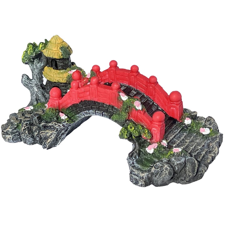 Decoratiune pod pentru acvariu