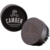 Perie pentru barba Camden, pentru ingrijirea zilnica si aplicarea uleiului si a balsamului, din lemn de nuc, perii 100% din par de mistret, 7 cm