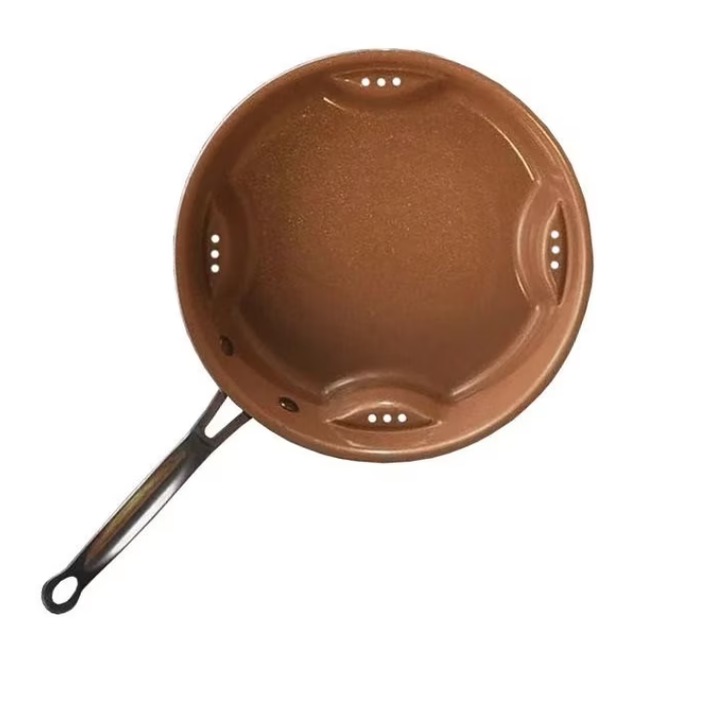 Stuffix® кръгъл тиган, с циркулация на въздуха, оранжев, 25 см