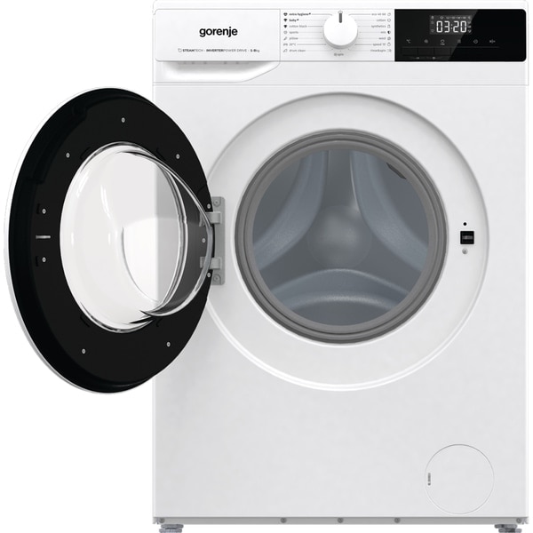 Masina de Spalat Rufe Frontala GORENJE WNHPI84AS, SteamTech, 8 kg, 1400rpm, Clasa A, Alb