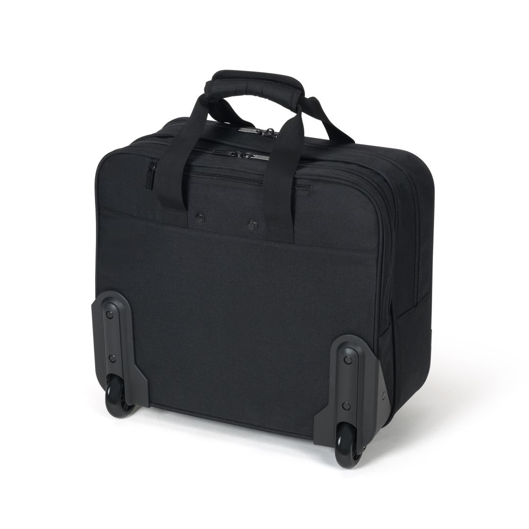 Geanta laptop, Dicota, Roller Eco Top Traveler BASE, 16", Negru