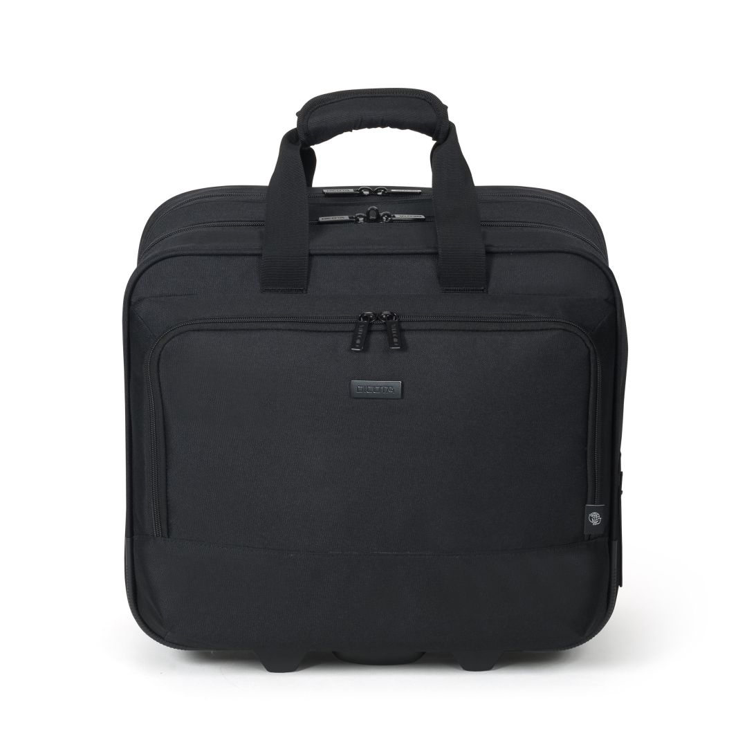 Geanta laptop, Dicota, Roller Eco Top Traveler BASE, 16", Negru