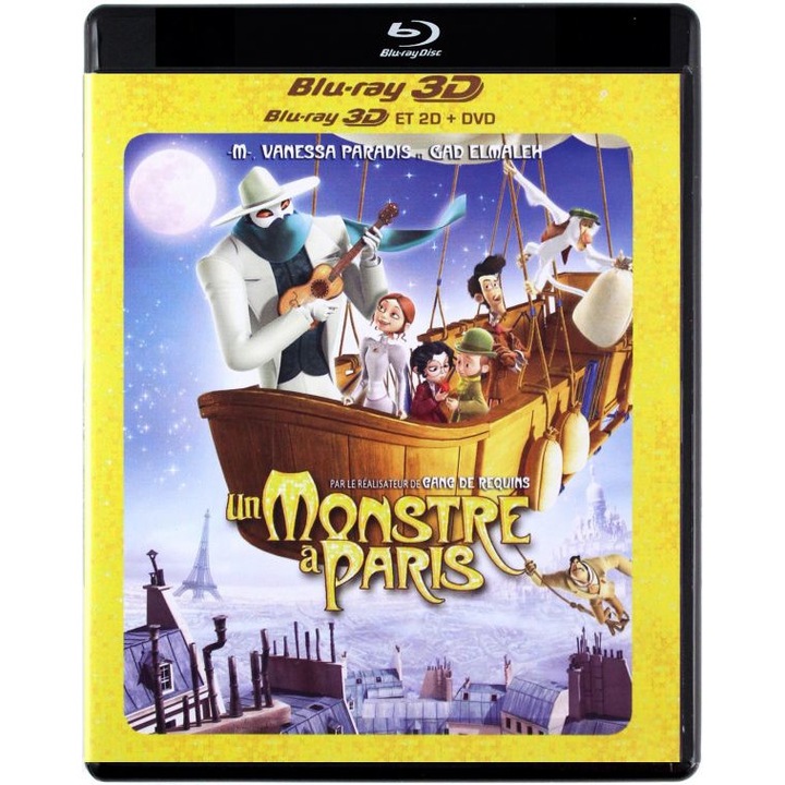 Un monstru la Paris [Blu-Ray 3D]+[DVD]