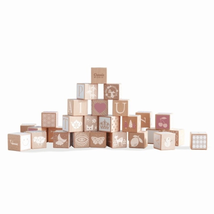Írisz fa építőkockák, Classic World, + 18 hónap