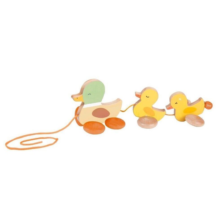 Kacsamama és csibéi játék Classic World, + 12 hónap