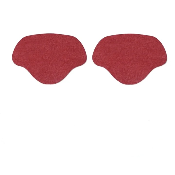 Set 2 plasturi pentru repararea calcaiului pantofilor, piele ecologica, 8.5 x 5.8 cm