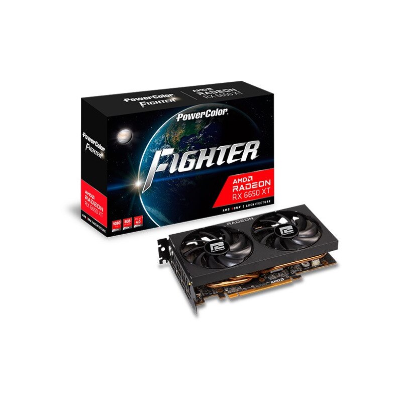 POWERCOLOR Fighter AMD Radeon RX 6650 XT 8GB GDDR6 128bit bus
