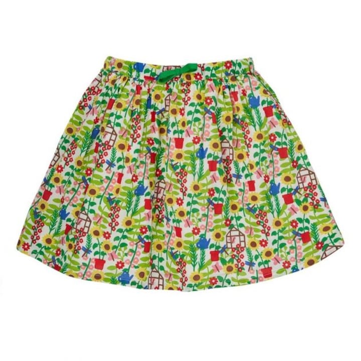 Пола Фиона, "разходка в градината", органичен памук, многоцветна, детска