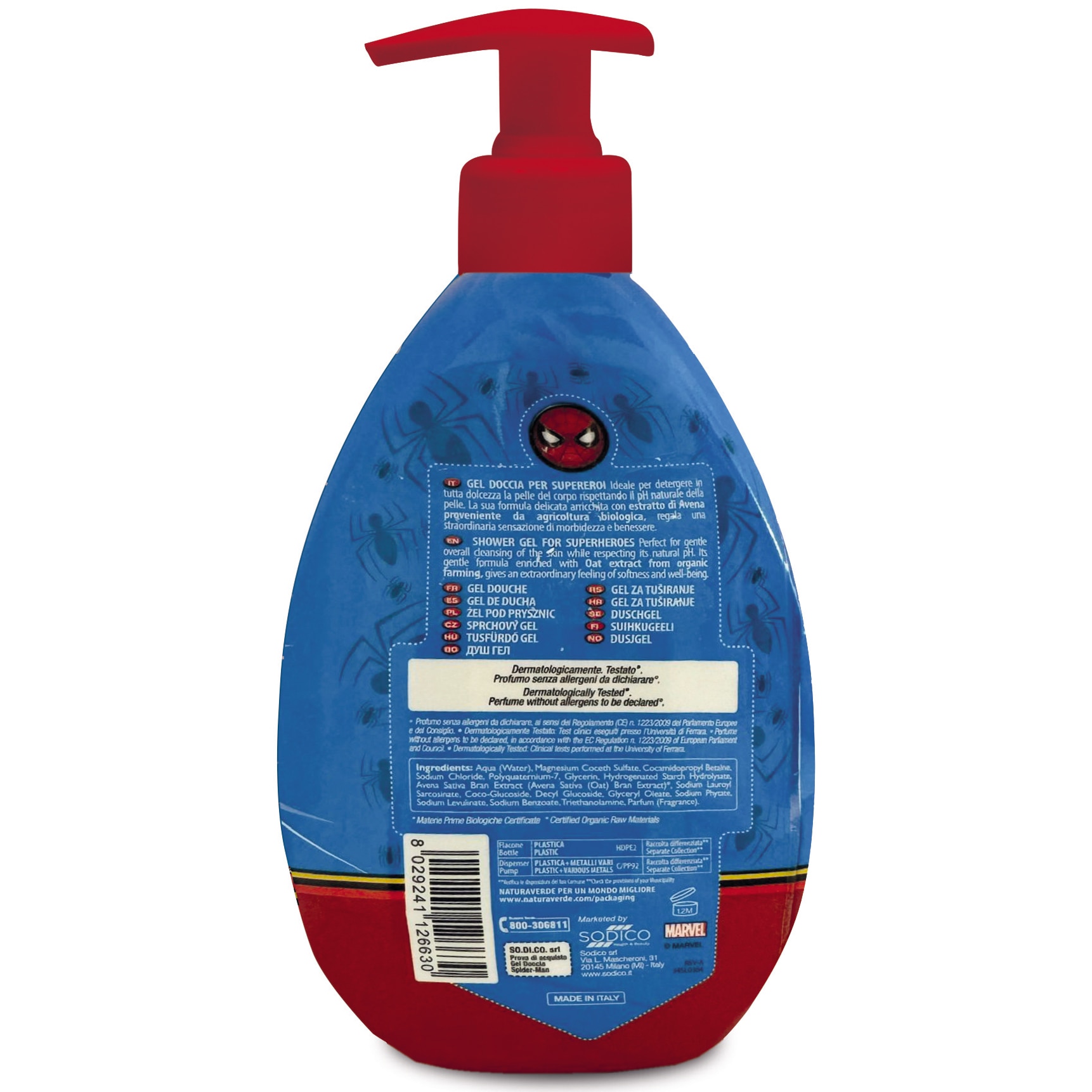 Naturaverde Kids Duschbad 'Be A Unicorn' – 500 Ml, Mit Sheabutter & Kornblumenextrakt, PH-hautneutral
