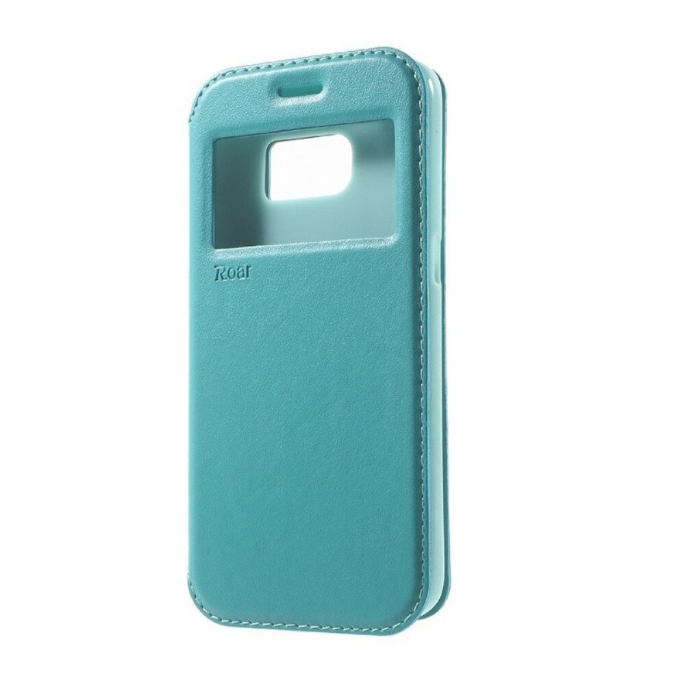 Husa flip wallet Roar Noble pentru Samsung Galaxy S6, verde menta