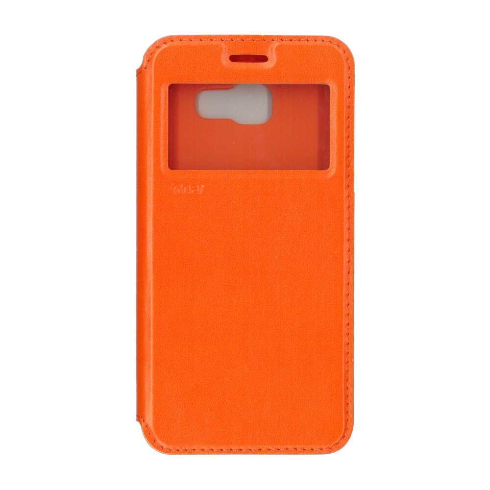 Husa flip wallet Roar Noble pentru Samsung Galaxy A5 2016, portocaliu