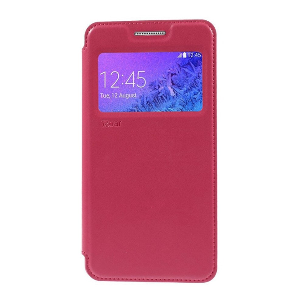 Husa flip wallet Roar Noble pentru Samsung Galaxy J3, roz inchis