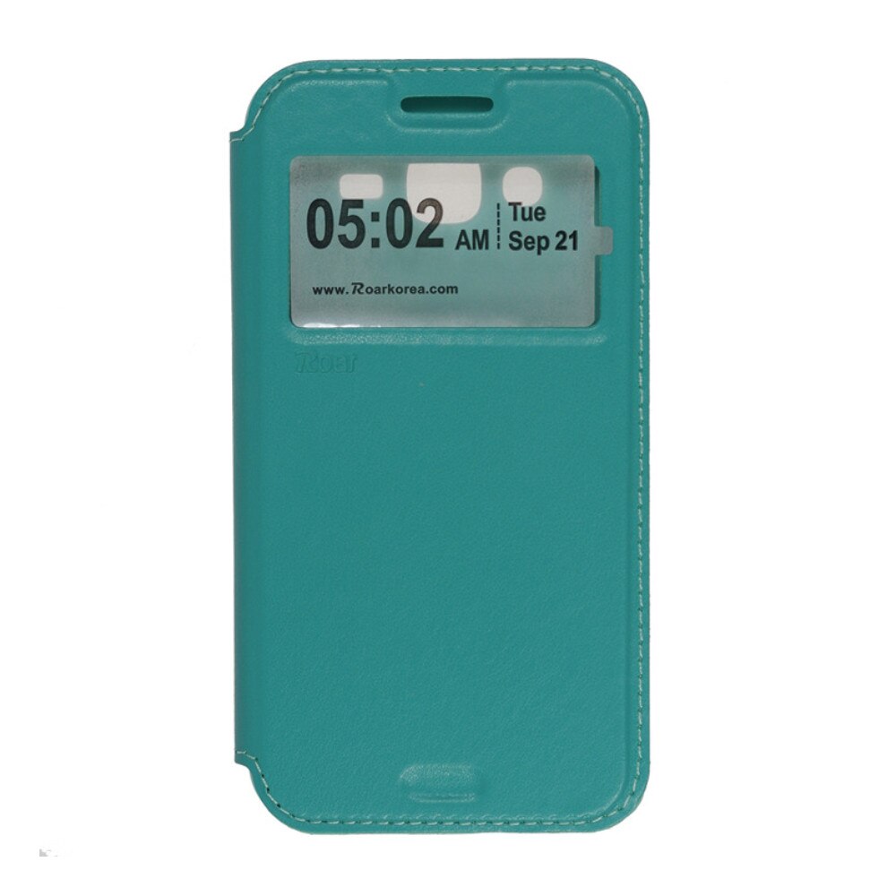 Husa flip wallet Roar Noble pentru Samsung Galaxy J5, verde menta