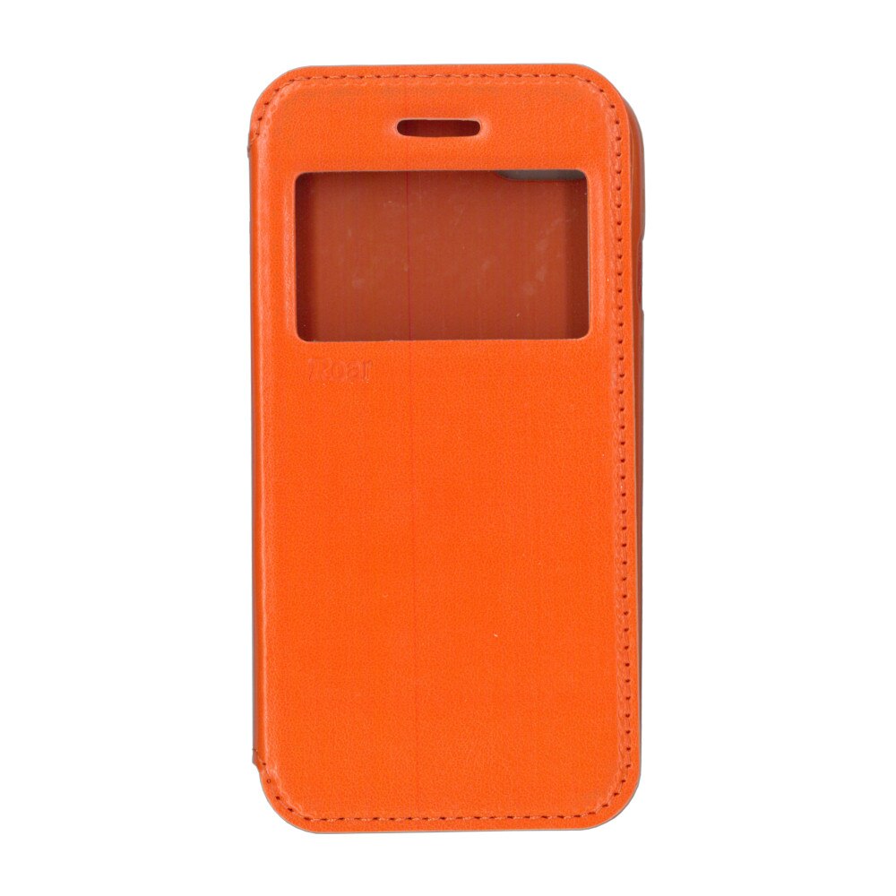 Husa flip wallet Roar Noble pentru iPhone 7/8, portocaliu