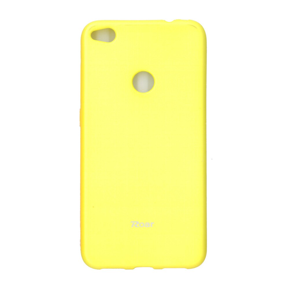 Husa din silicon mat Roar pentru Huawei P8 Lite 2017, galben