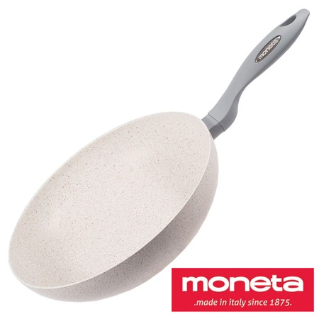 Wok Moneta Yes! 28cm Con Rivestimento Artech Stone Ultra - Antiaderente Senza BPA, Made Italy - Foto 9