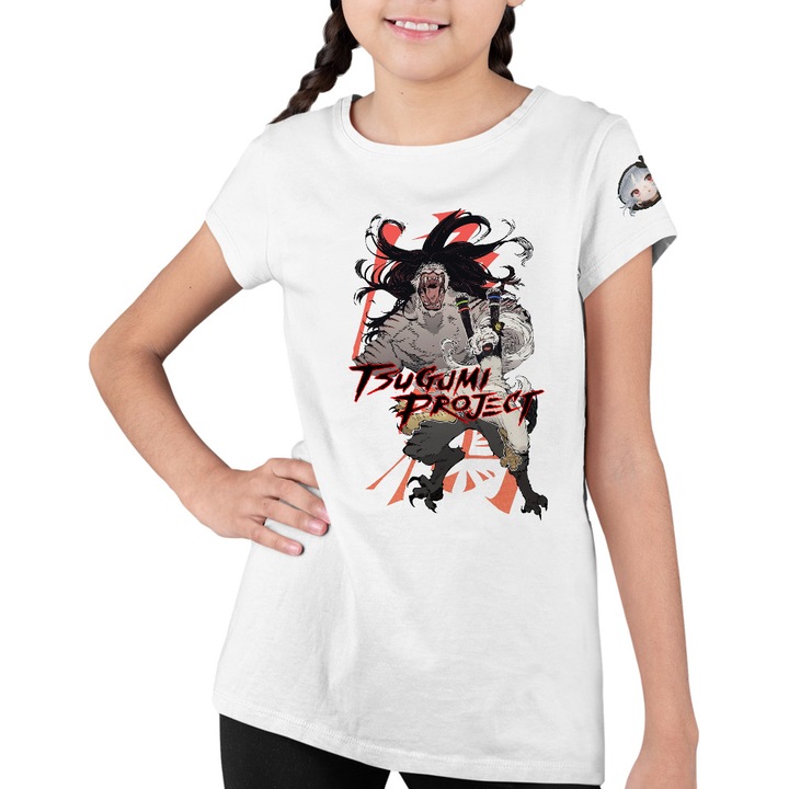 Tricou Copii Fete Tsugumi Project Leon Weapon Old Japan Fantasy