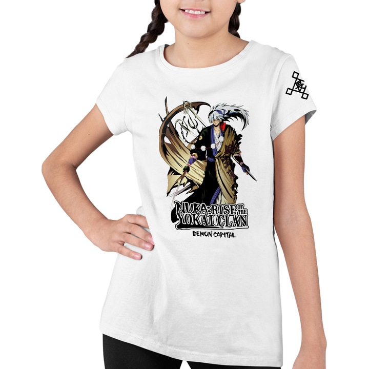 Gyerek Póló Lányok Nura Rise of the Yokai Clan Rikuo Supernatural Dark Fantasy