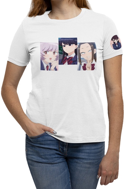 Női Póló Komi Can't Communicate Shoko Najimi Osana Onemine Nene