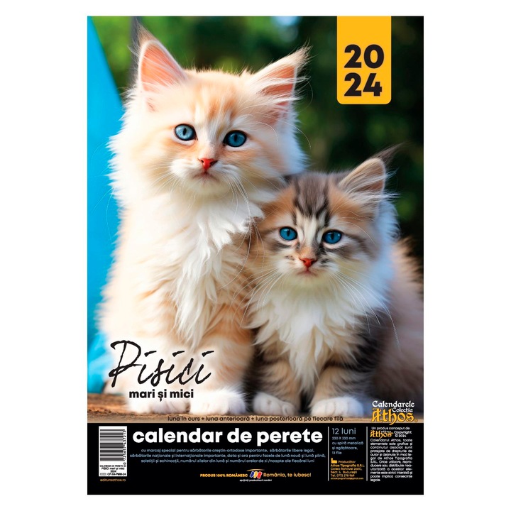 Cauți calendar pisici? Alege din oferta