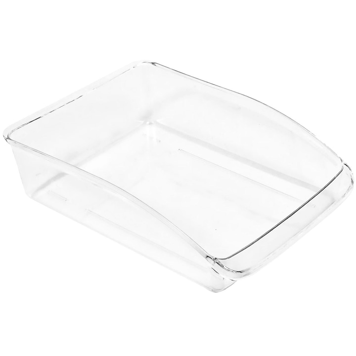 Organizator frigider alimente, Transparent, 32 x 22.5 x 8 cm