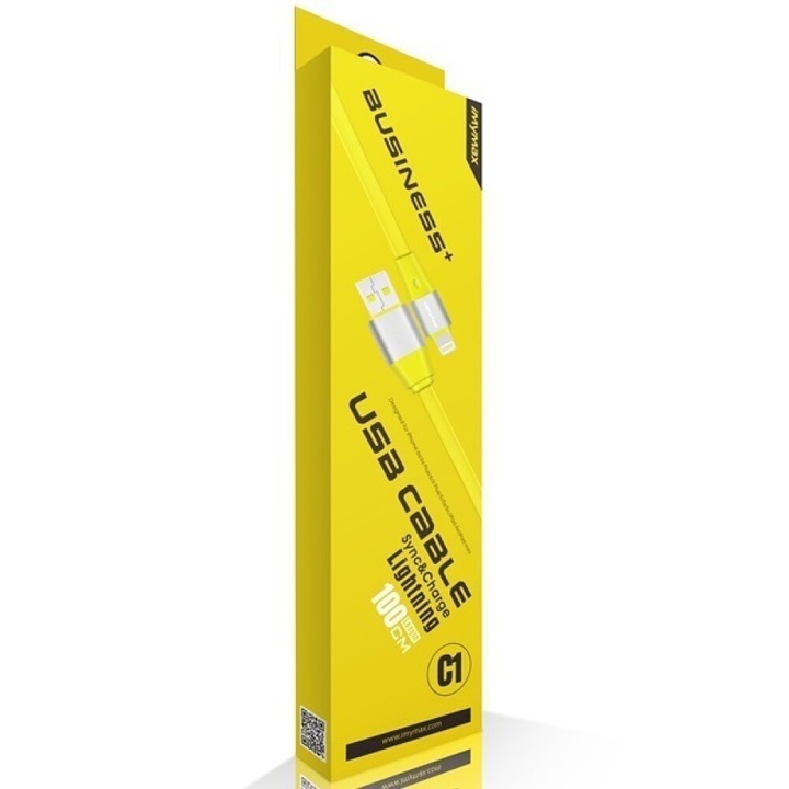 Cablu de date USB lightning galben C1 L186